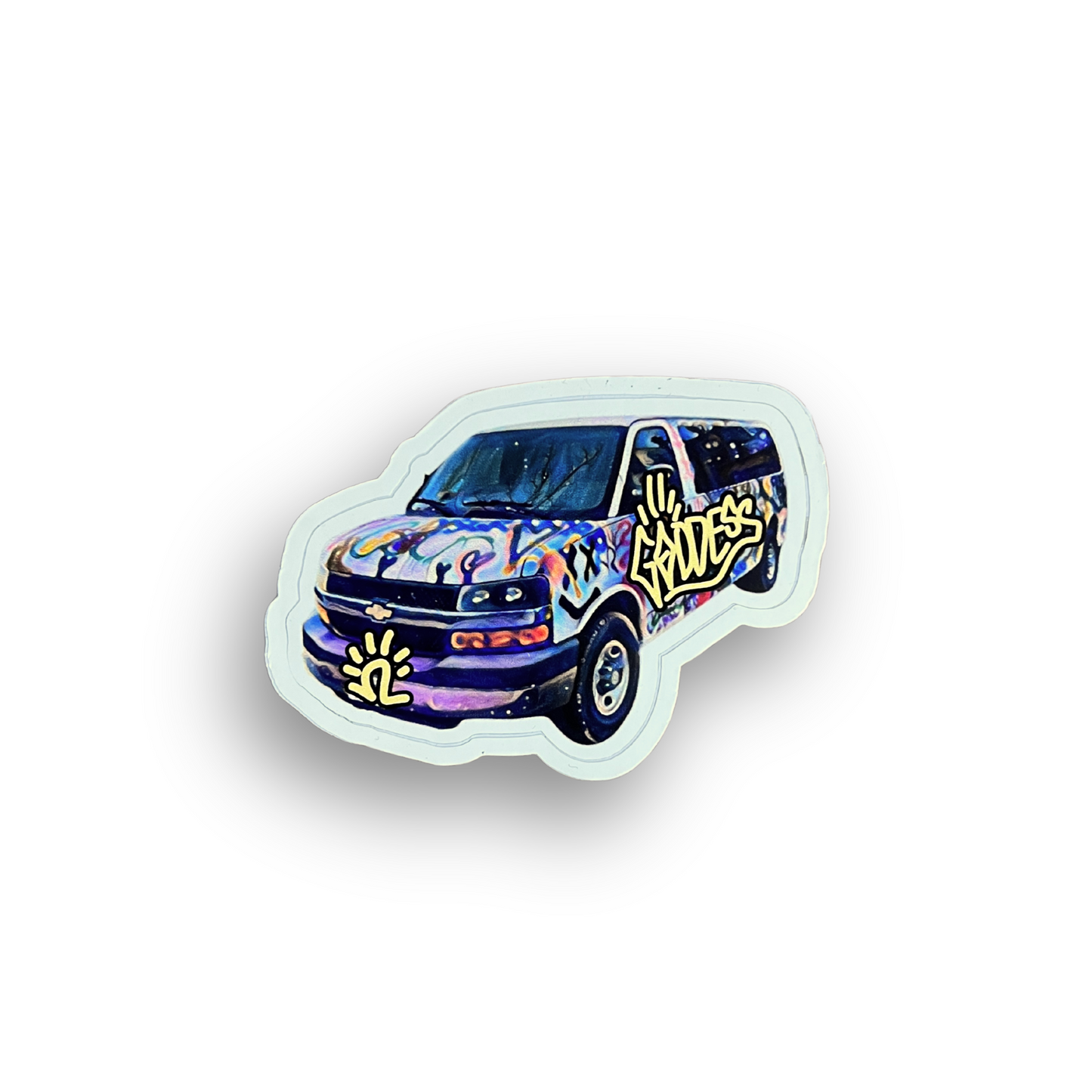 GODDESS BAND BUS STICKER
